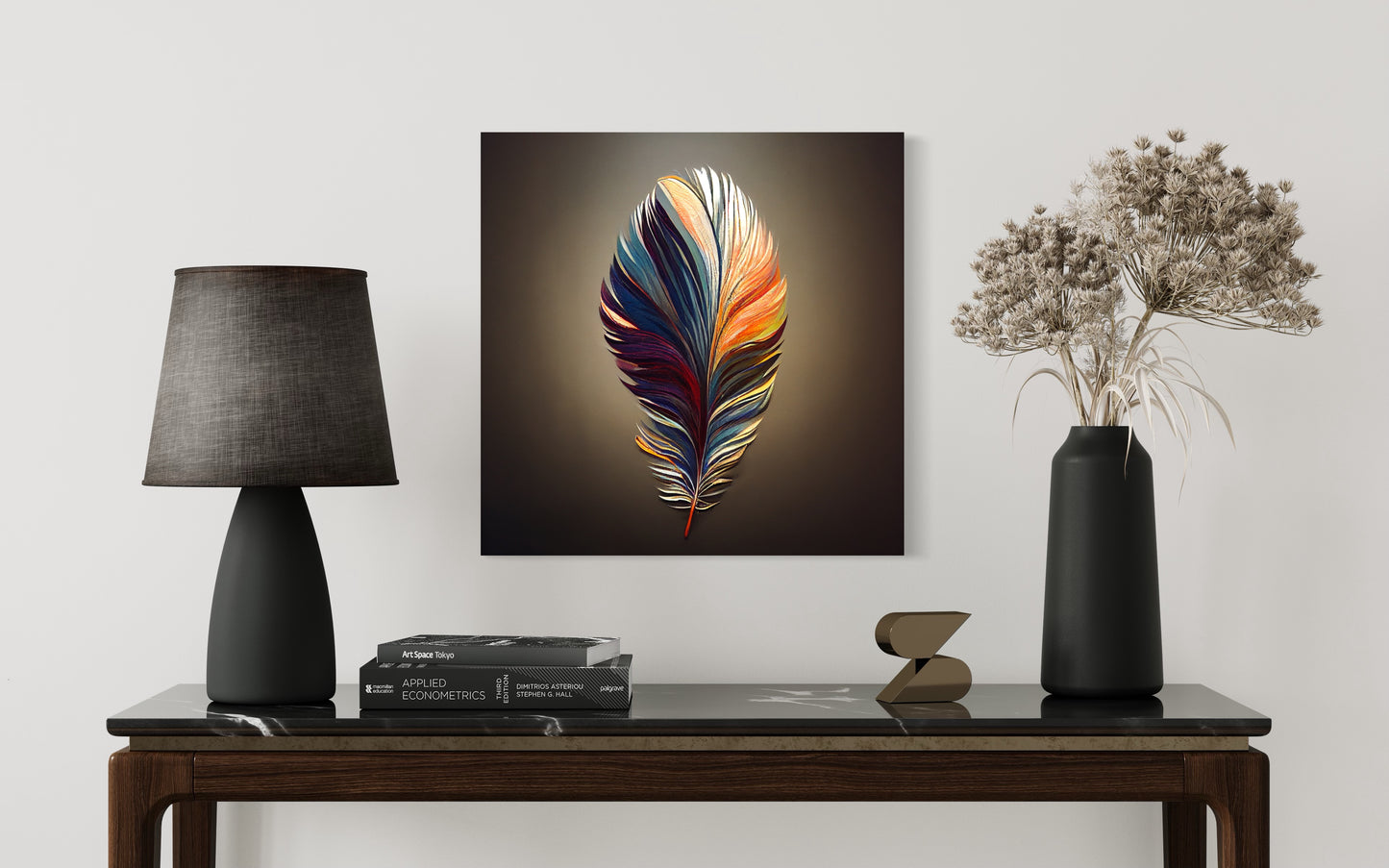 Fractal Feather Poster